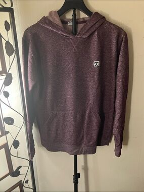 DC Maroon Heather Pullover Hoodie